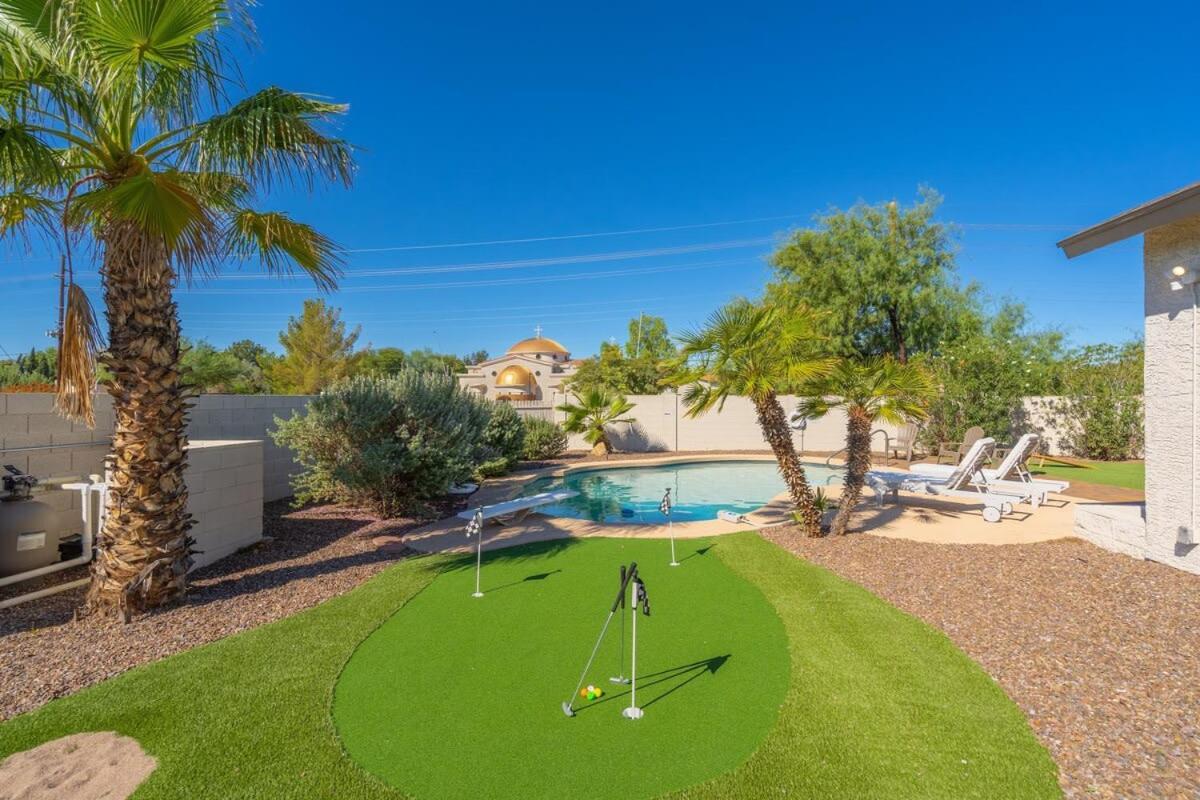 5 Bdrm Heated Pool Game Tables Central Location Villa Chandler Exterior photo